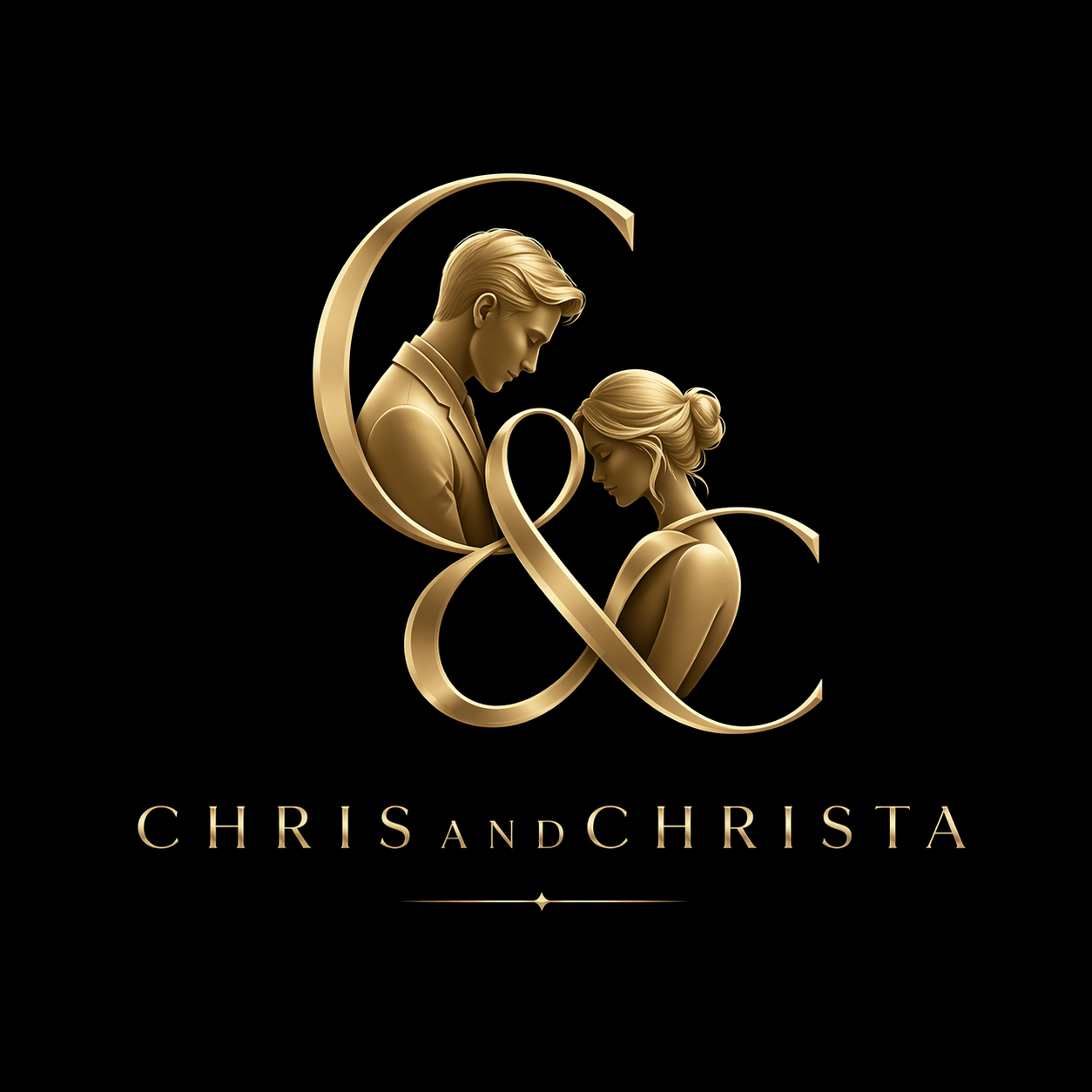 Chris and Christa logo mark